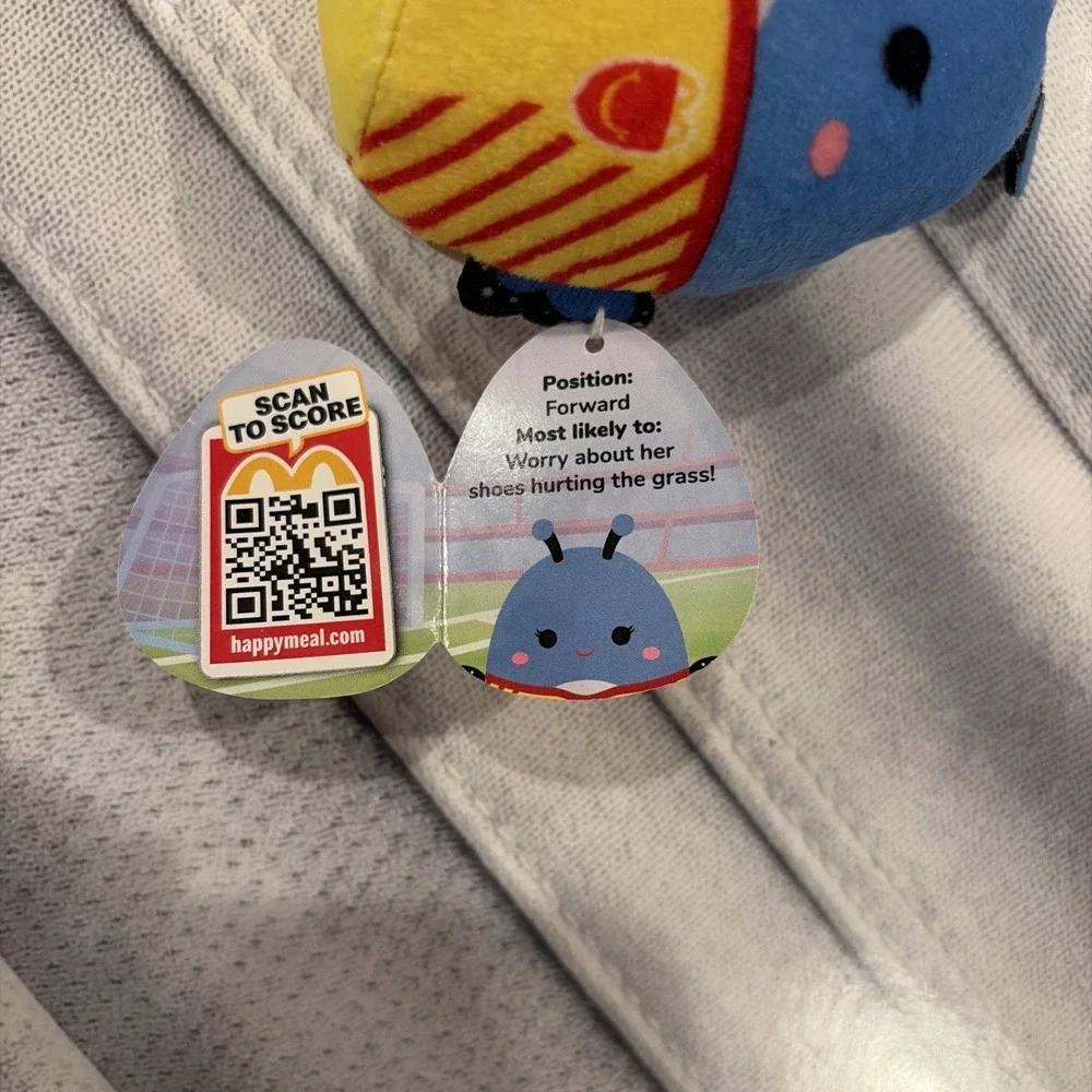 Squishmallows McDonald's Happy Meal 2026 FIFA World Cup Plush WAVERLY #19 No Box